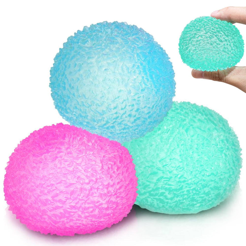 XPQKDC big soft sensory ball blue for calming tactile stimulation