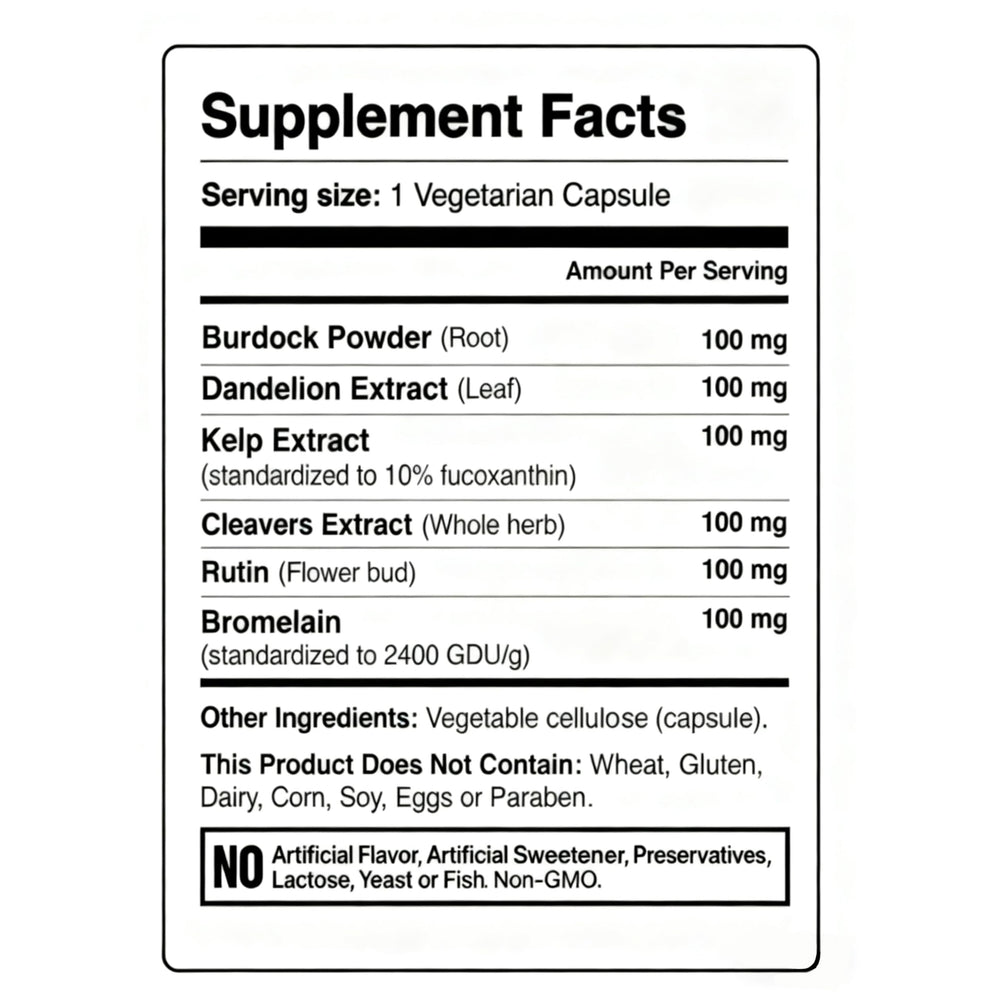 xsaucy ingredient panel emphasizing clean botanicals