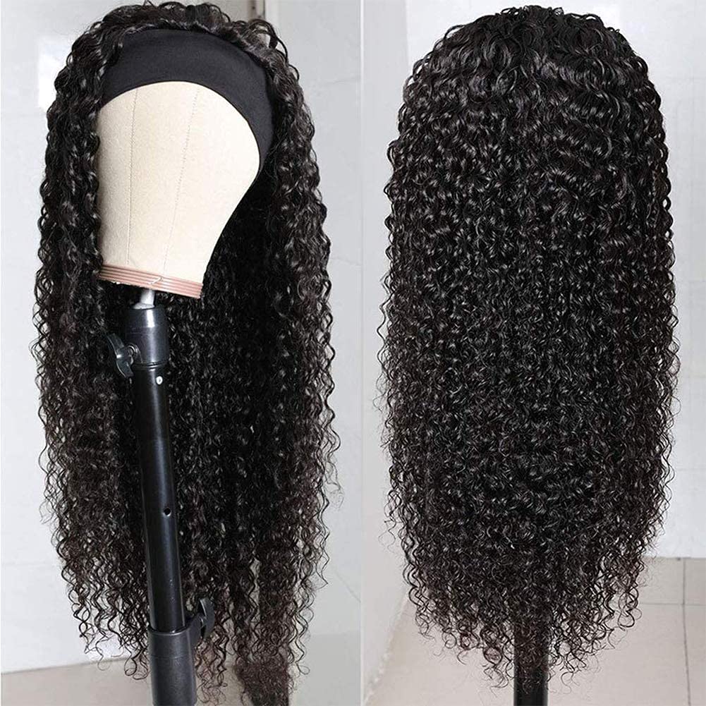 XSY glueless headband wig attachment demonstrates quick, secure fit