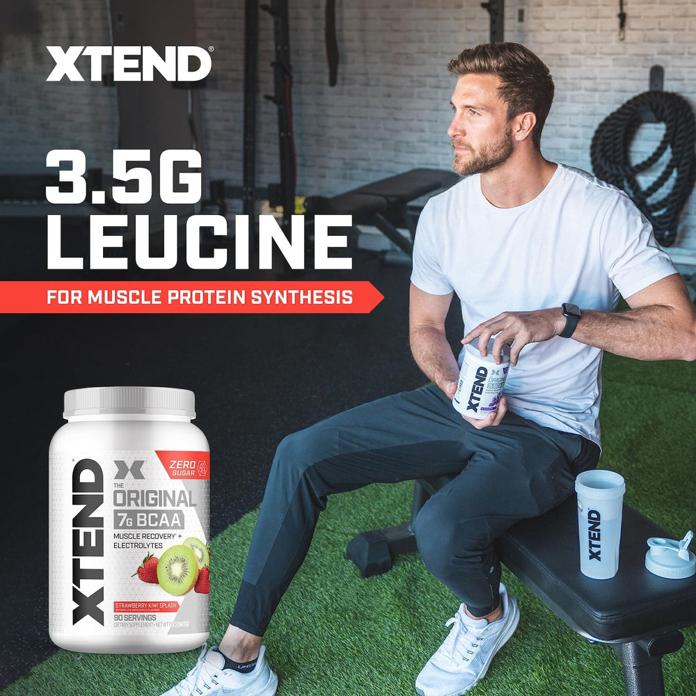 Xtend electrolytes label highlighting hydration and endurance support.