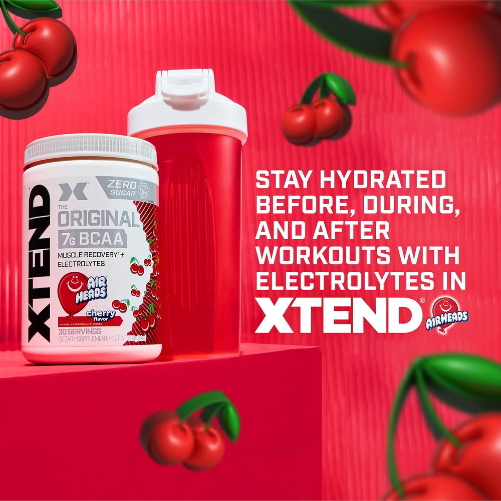 Xtend Original BCAA Powder with 2.5g L-Glutamine for recovery.