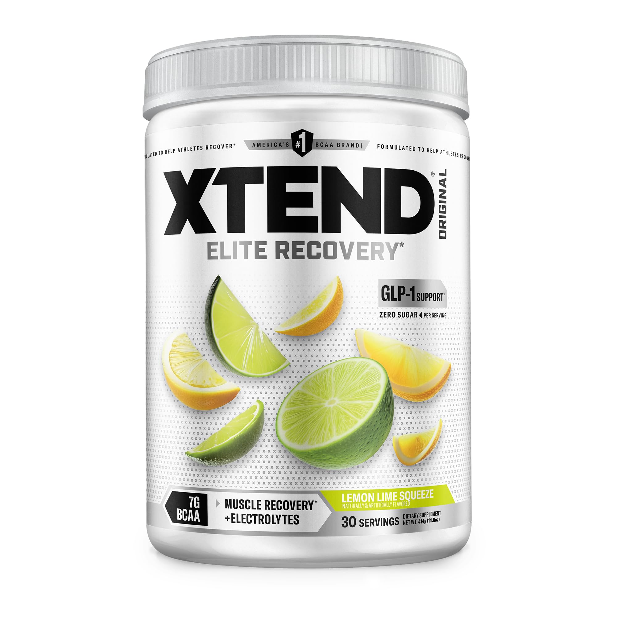 Xtend Original BCAA Powder bottle ready for hydration and recovery during training.