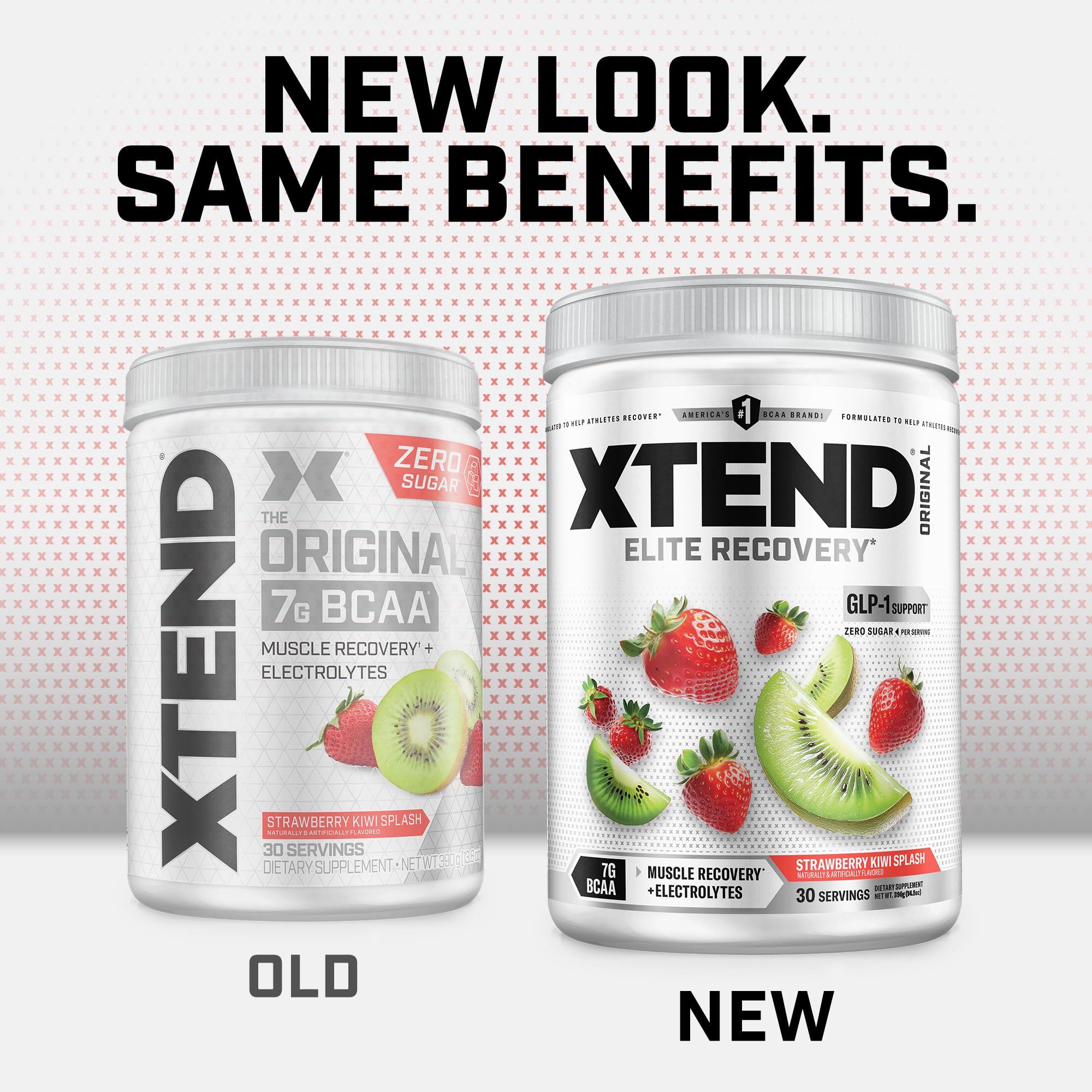 Xtend Original BCAA powder dissolving in water shows sugar-free hydration potential.
