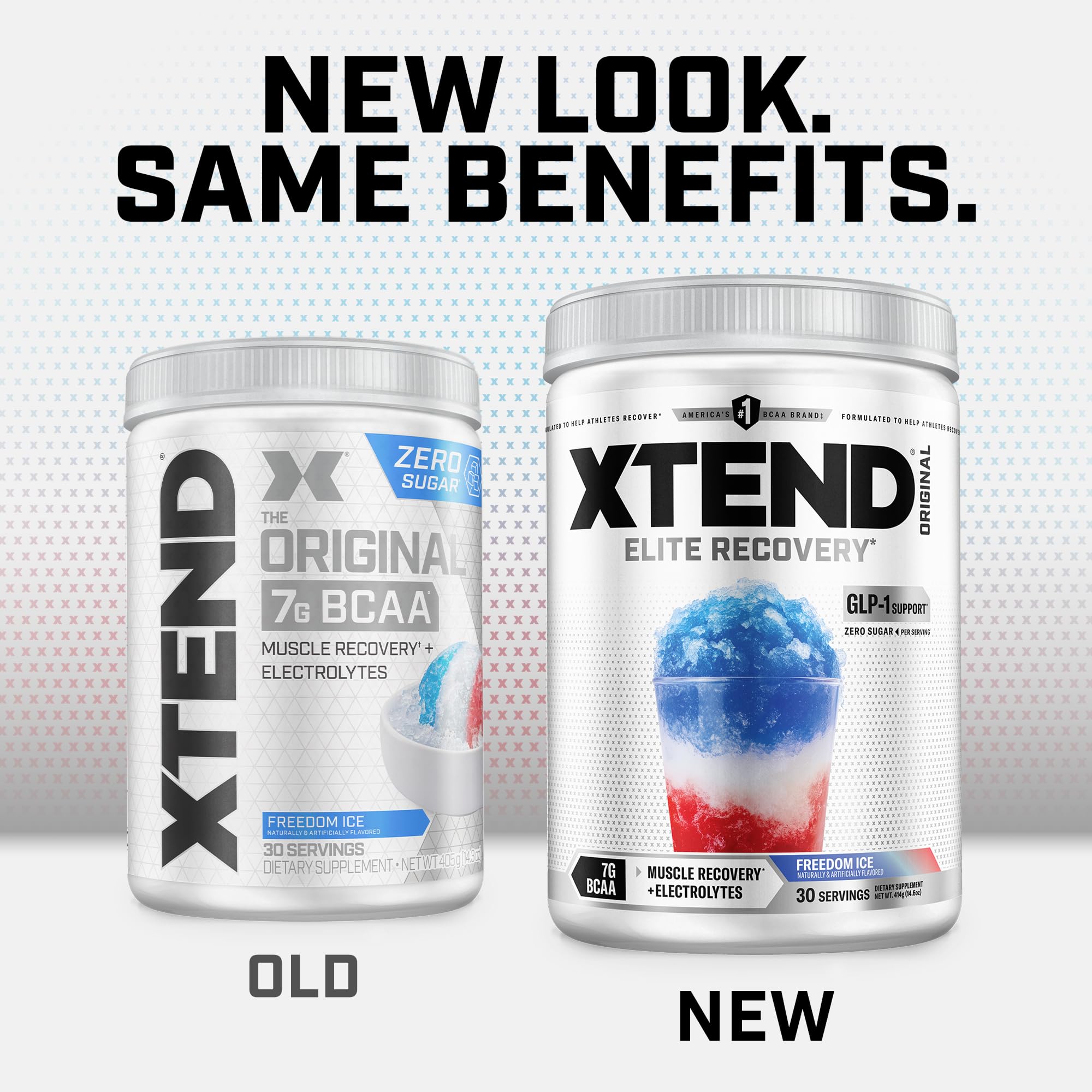 Close-up of Xtend with electrolytes for refreshing hydration during training.