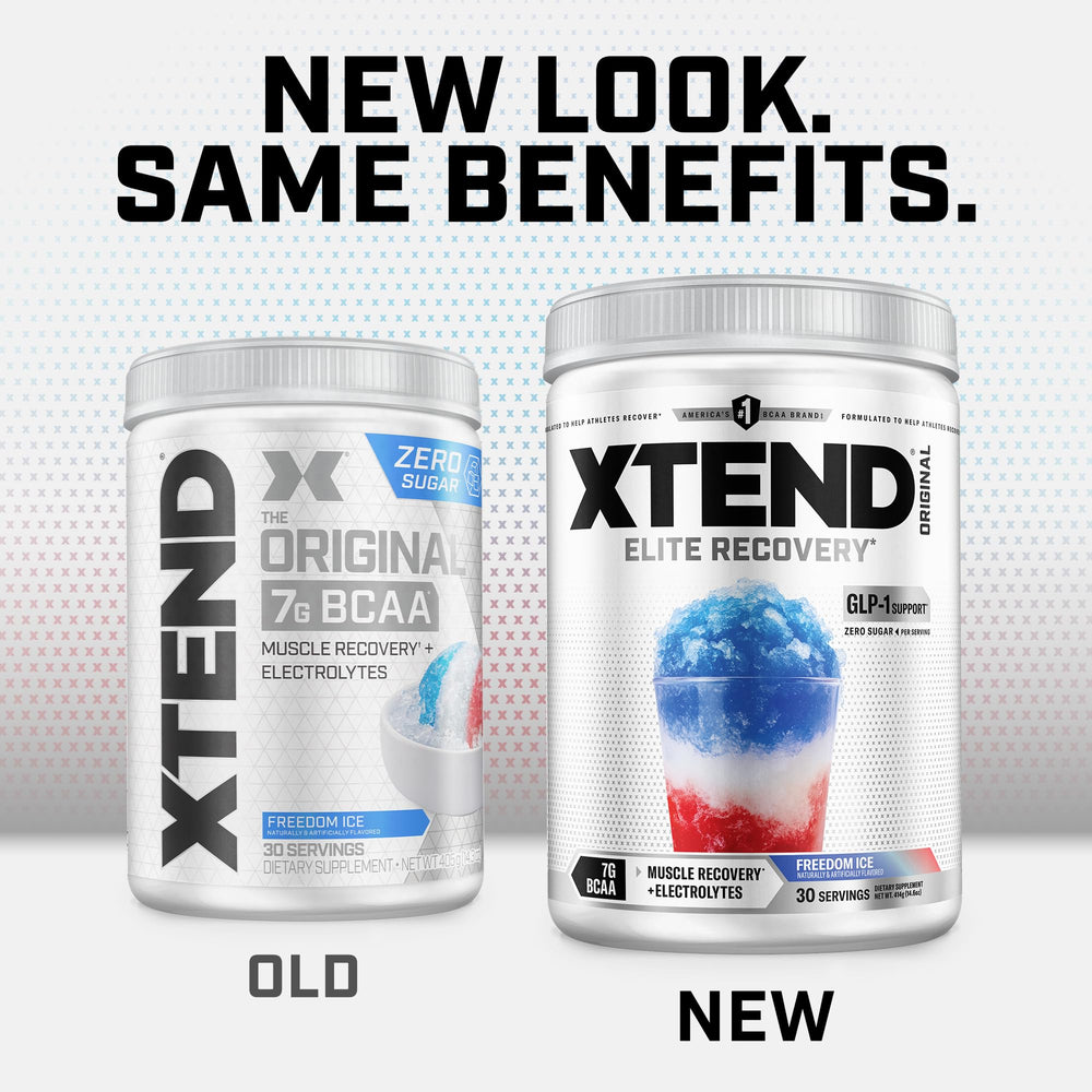 Close-up of Xtend with electrolytes for refreshing hydration during training.