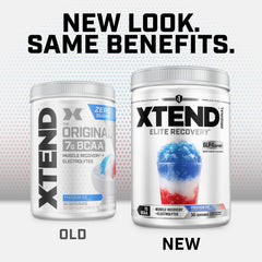 Close-up of Xtend with electrolytes for refreshing hydration during training.
