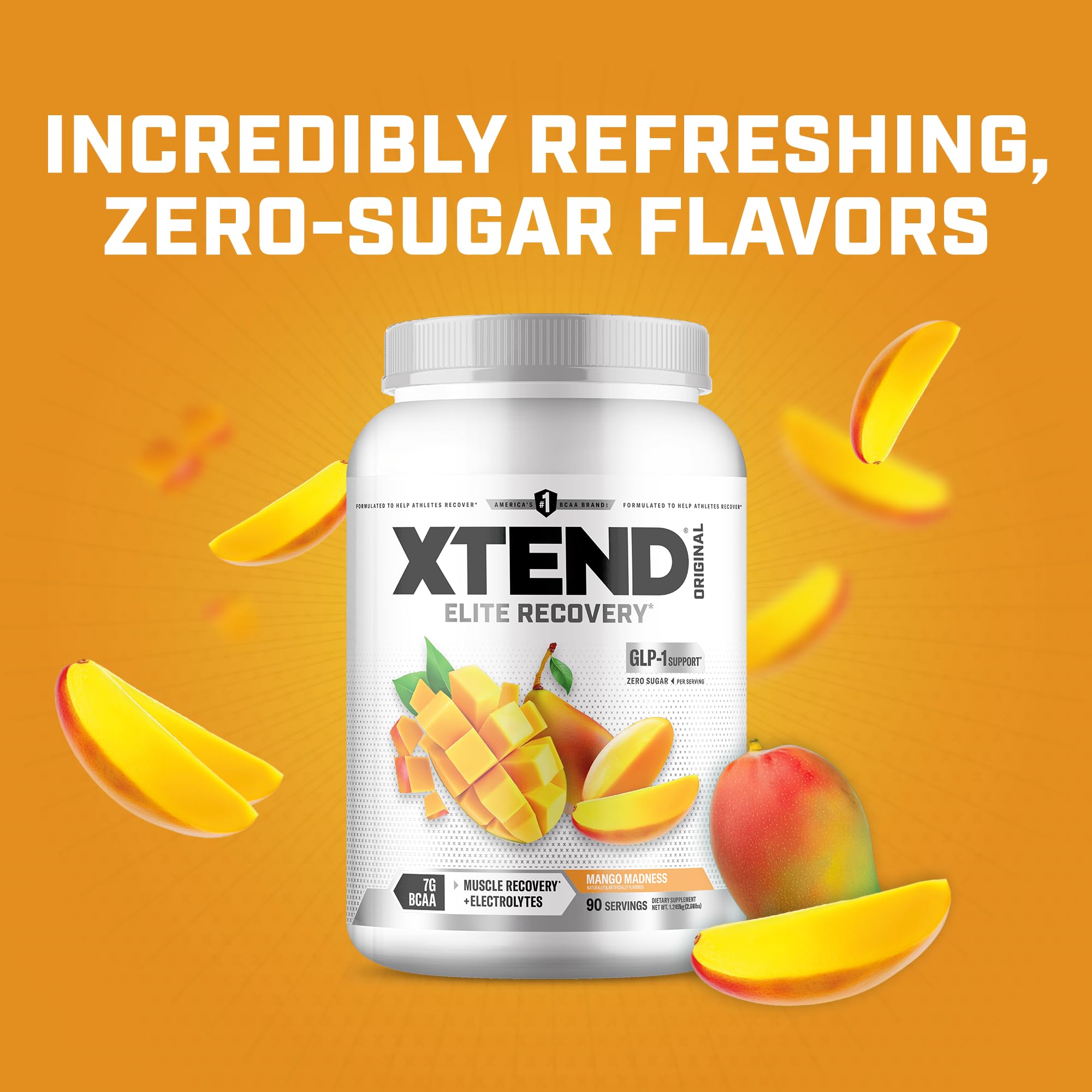 Xtend Original BCAA Powder tub stocked for 90 servings.