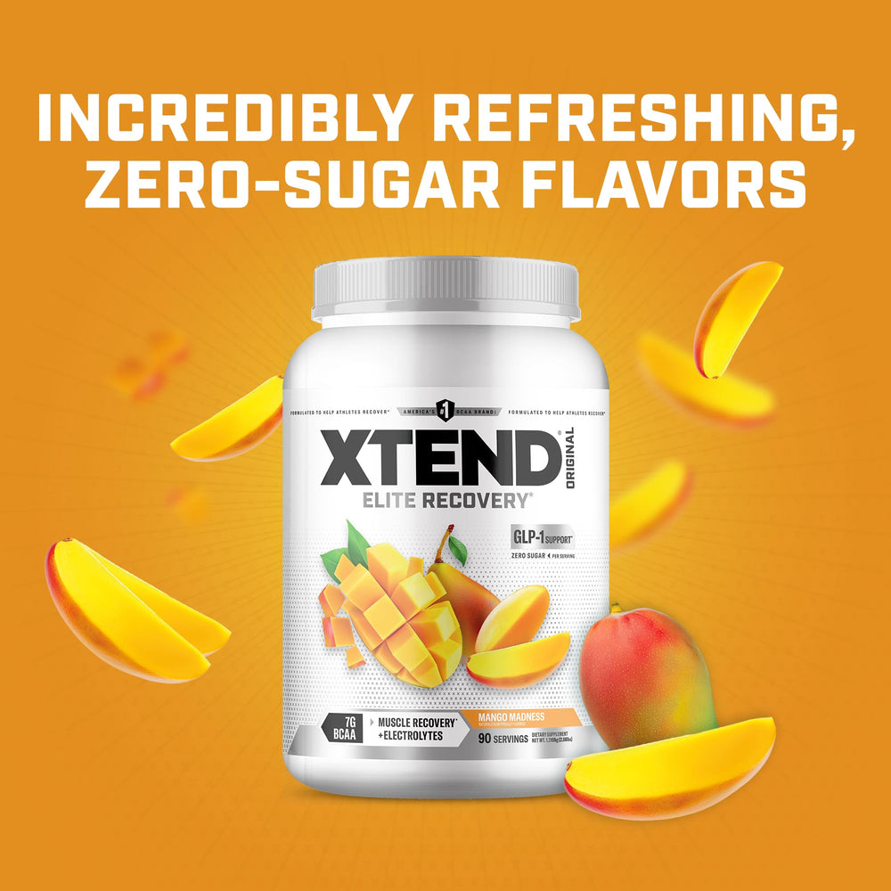 Xtend Original BCAA Powder tub stocked for 90 servings.