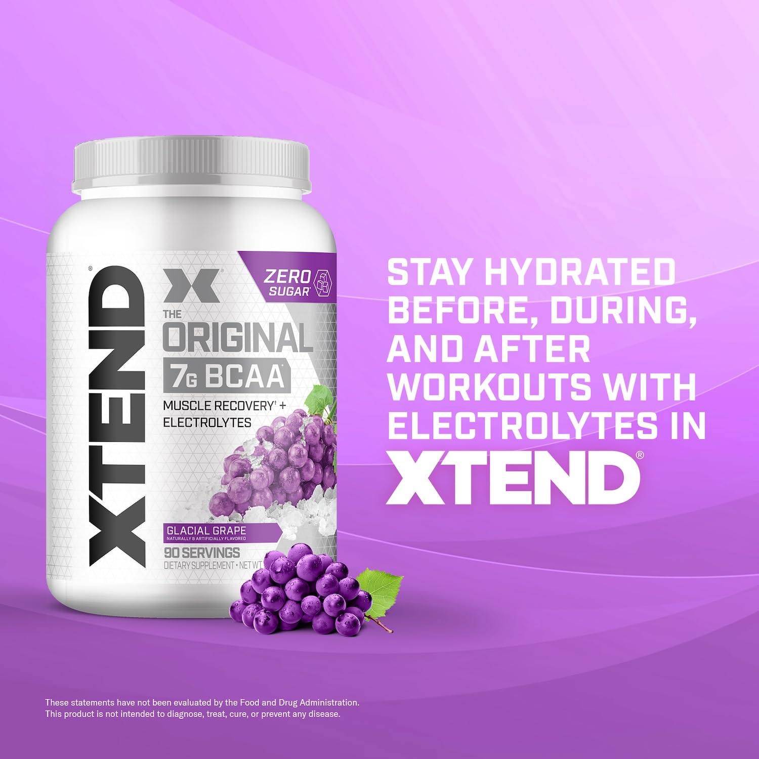 Xtend Original BCAA hydration setup supports athletes during training.