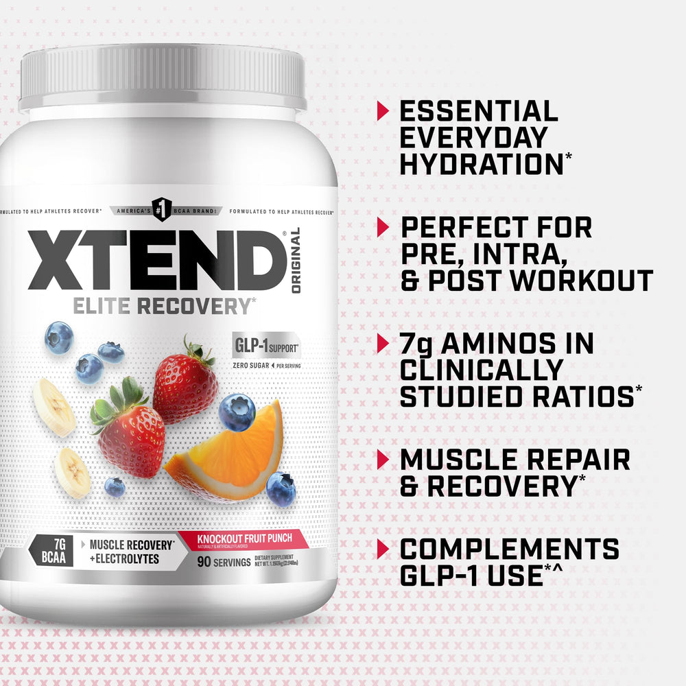 Xtend Original BCAAs Fruit Punch scoop for precise serving