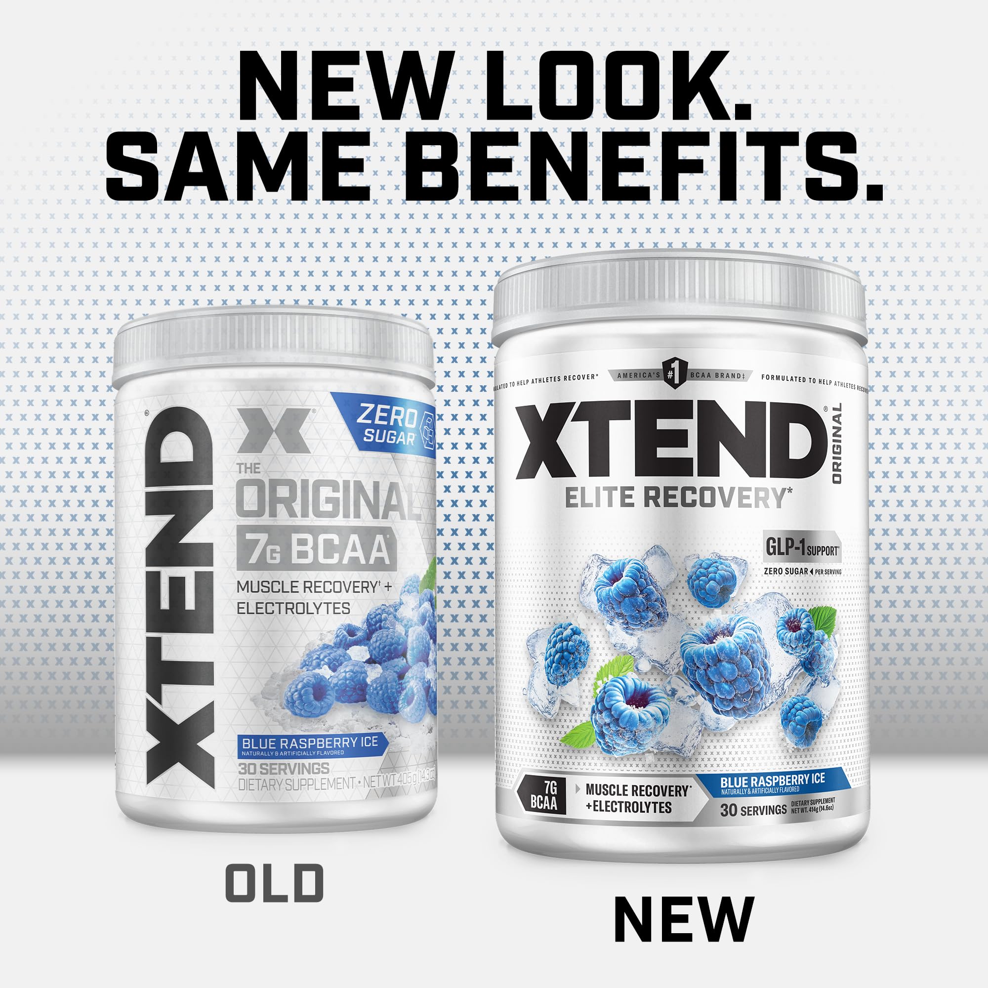 Xtend Original BCAA hydration drink in a glass showing electrolyte balance.