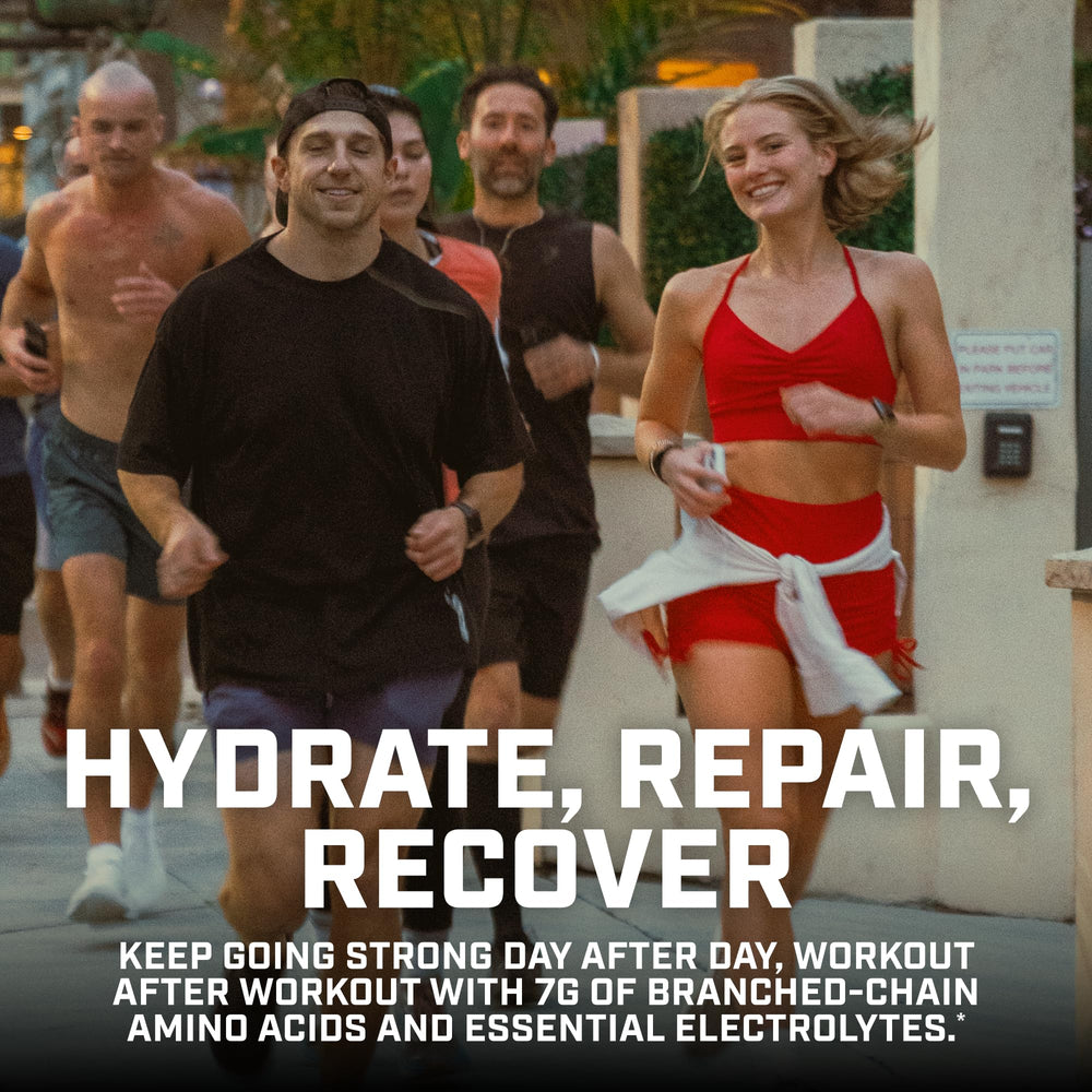 Xtend Original BCAA sugar-free formula with electrolytes for long sessions.