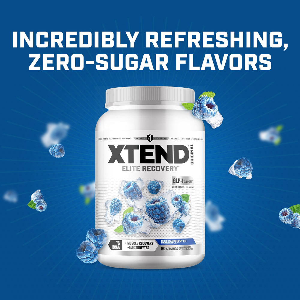 Xtend Original electrolyte hydration in a bottle during training.