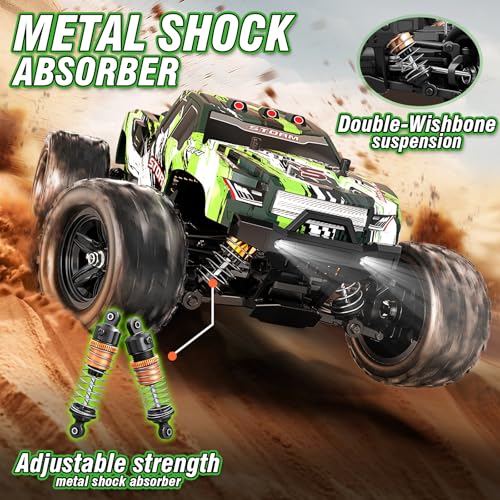 X-TMAGA 1:18 All Terrain RC Car top view reveals compact profile for easy transport