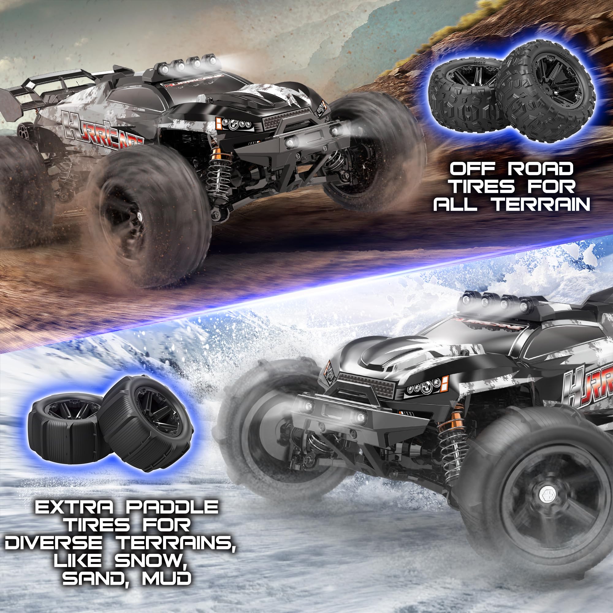 X-TMAGA dual battery pack powering extended playtime and versatility.