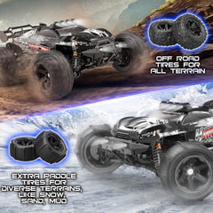 X-TMAGA dual battery pack powering extended playtime and versatility.