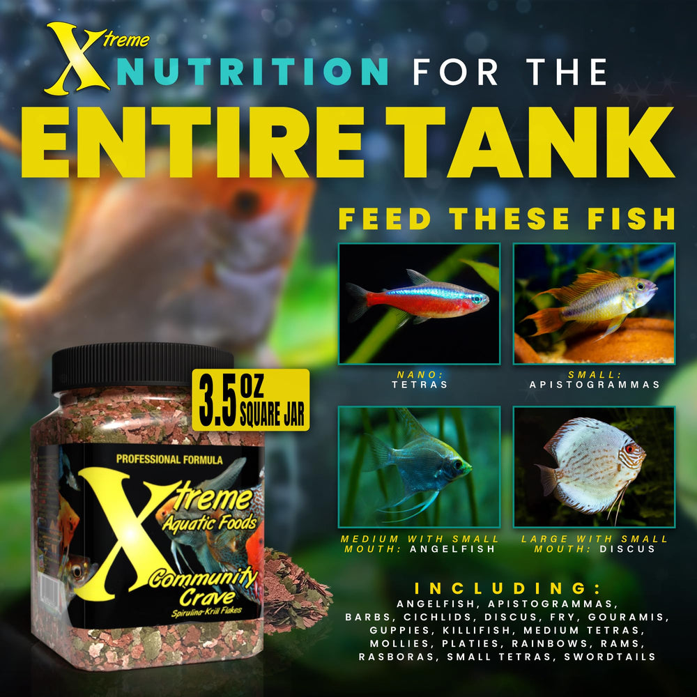 Flakes dissolve cleanly to keep water clear in your aquarium.