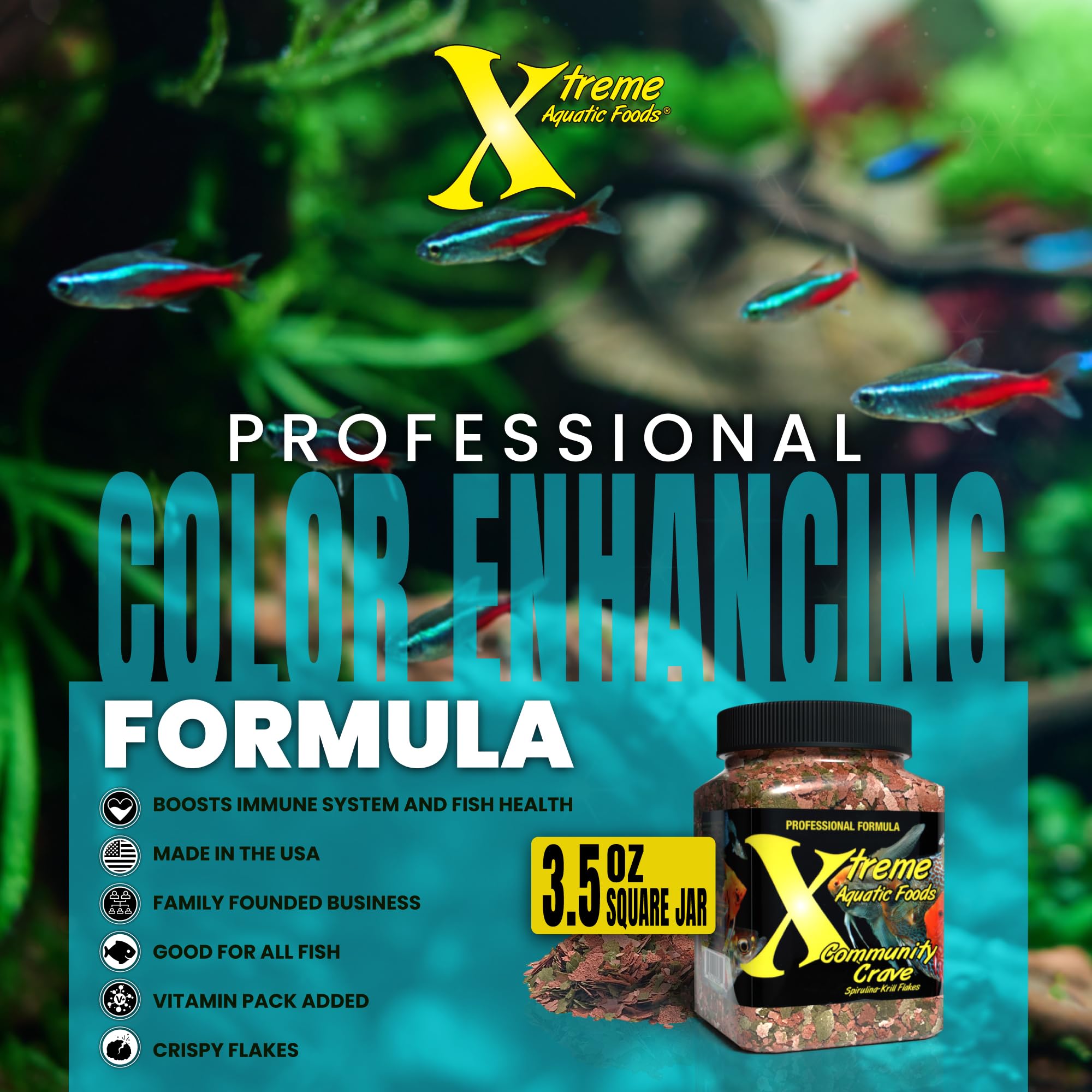 Spirulina-krill formula may support immune function in fish.