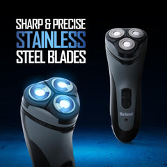 XTREME Barbasol Rotary Shaver with built in pop up trimmer for detailing.