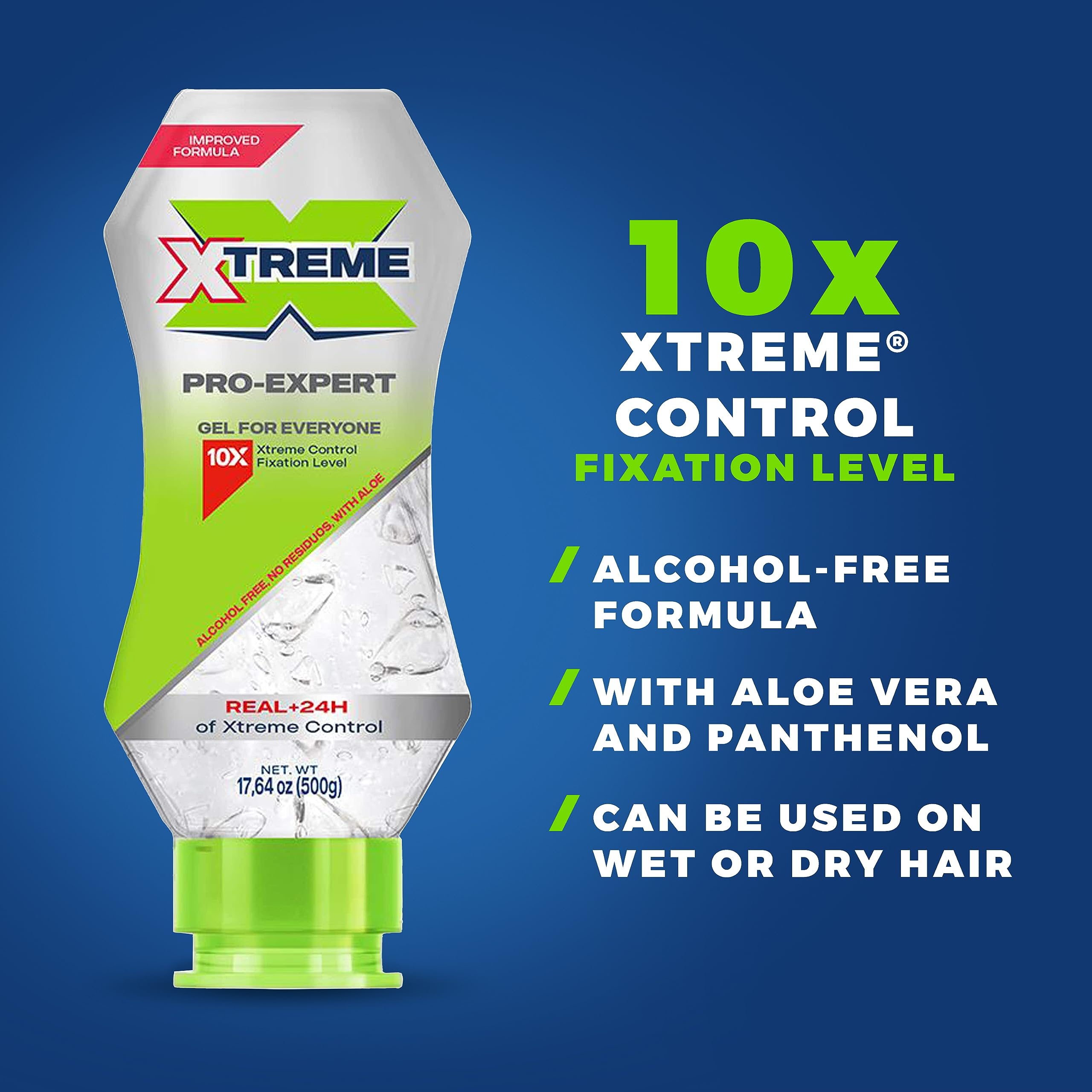 Xtreme Pro-Expert with aloe vera benefits during styling sessions.