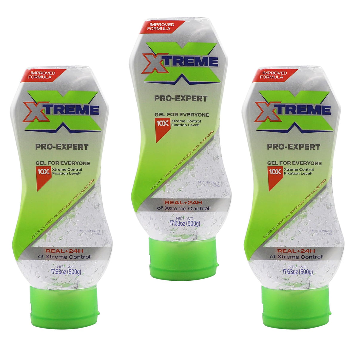 Xtreme Pro-Expert bottle pour showing precise application for strong control.
