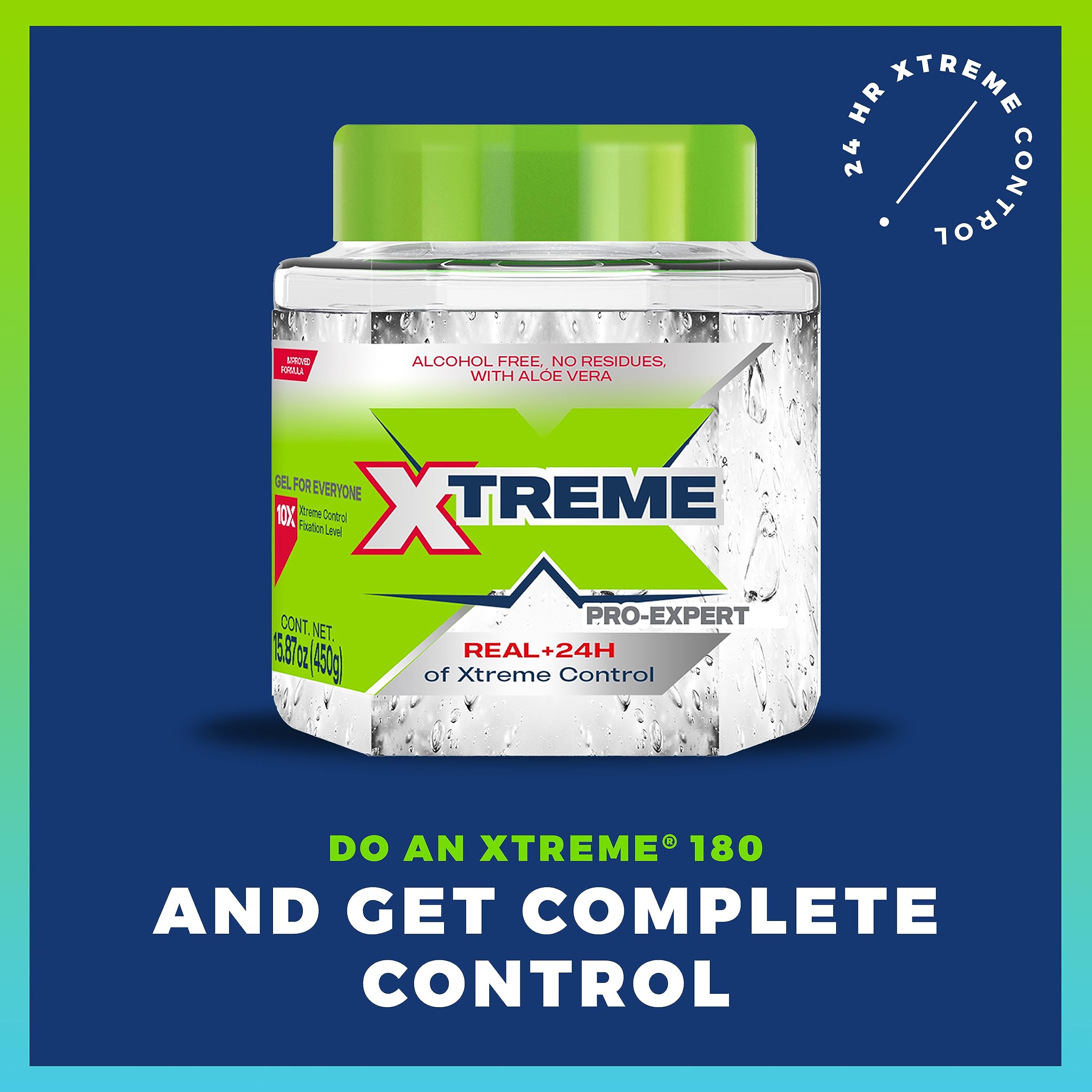 Xtreme Pro-Expert crystal-clear gel close-up with residue-free finish.