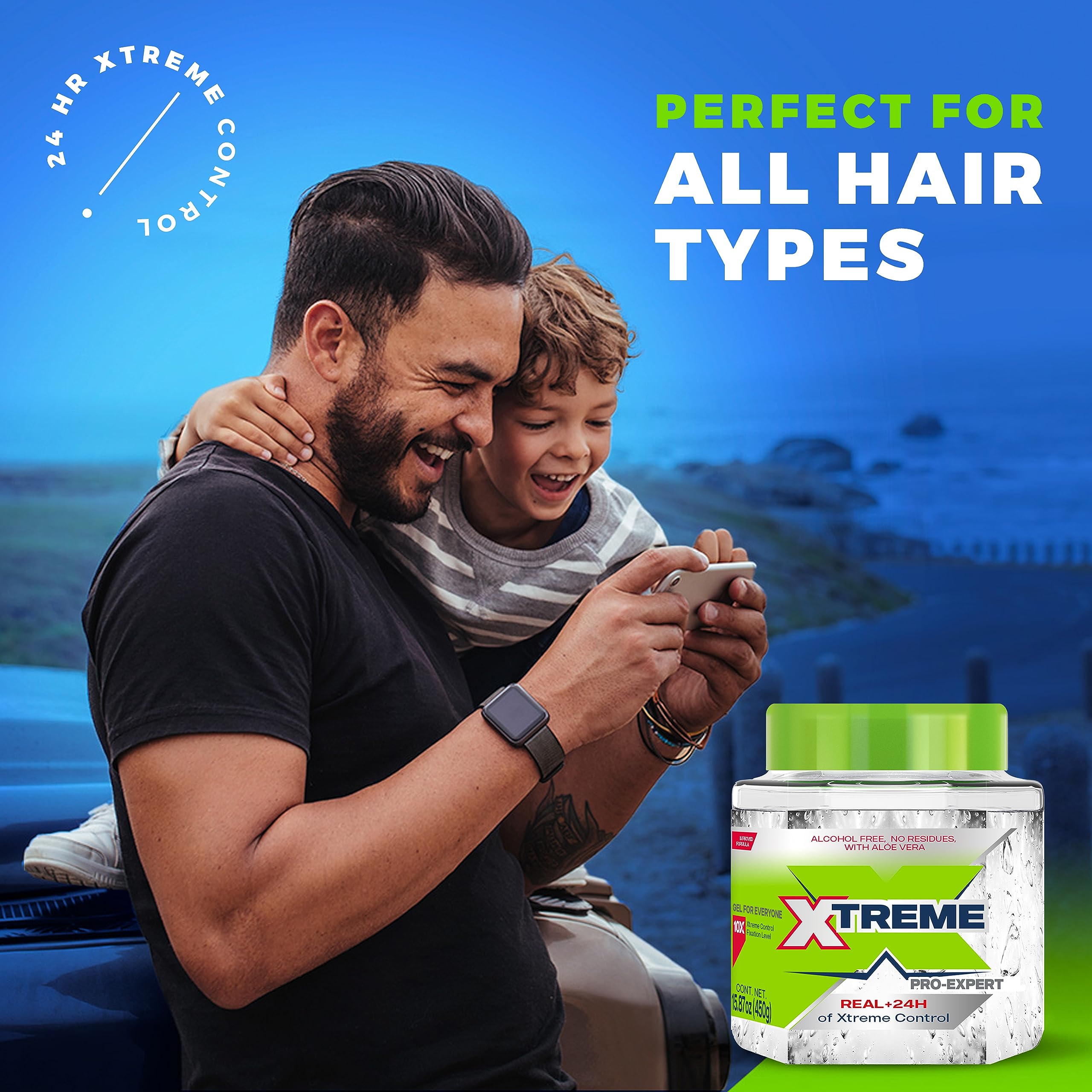 Xtreme Pro-Expert textured styling close-up illustrating definition and hold.