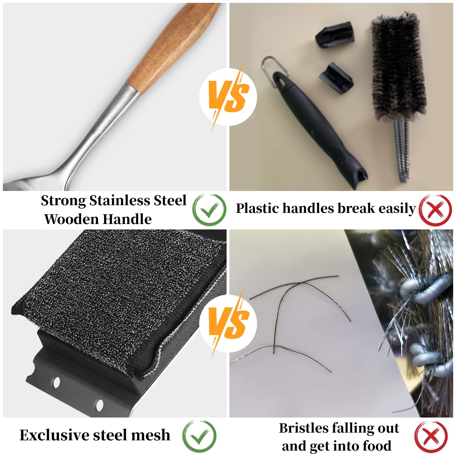 XUDAKAIXIN gift-ready grill brush set for grilling enthusiasts.