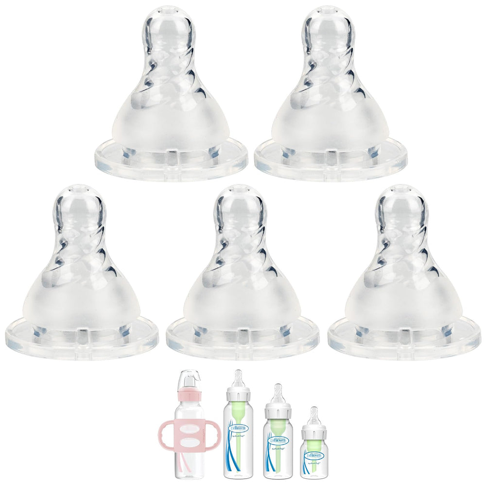 XUNICUTE silicone nipple pack for Dr. Brown’s bottles, convenient replacement