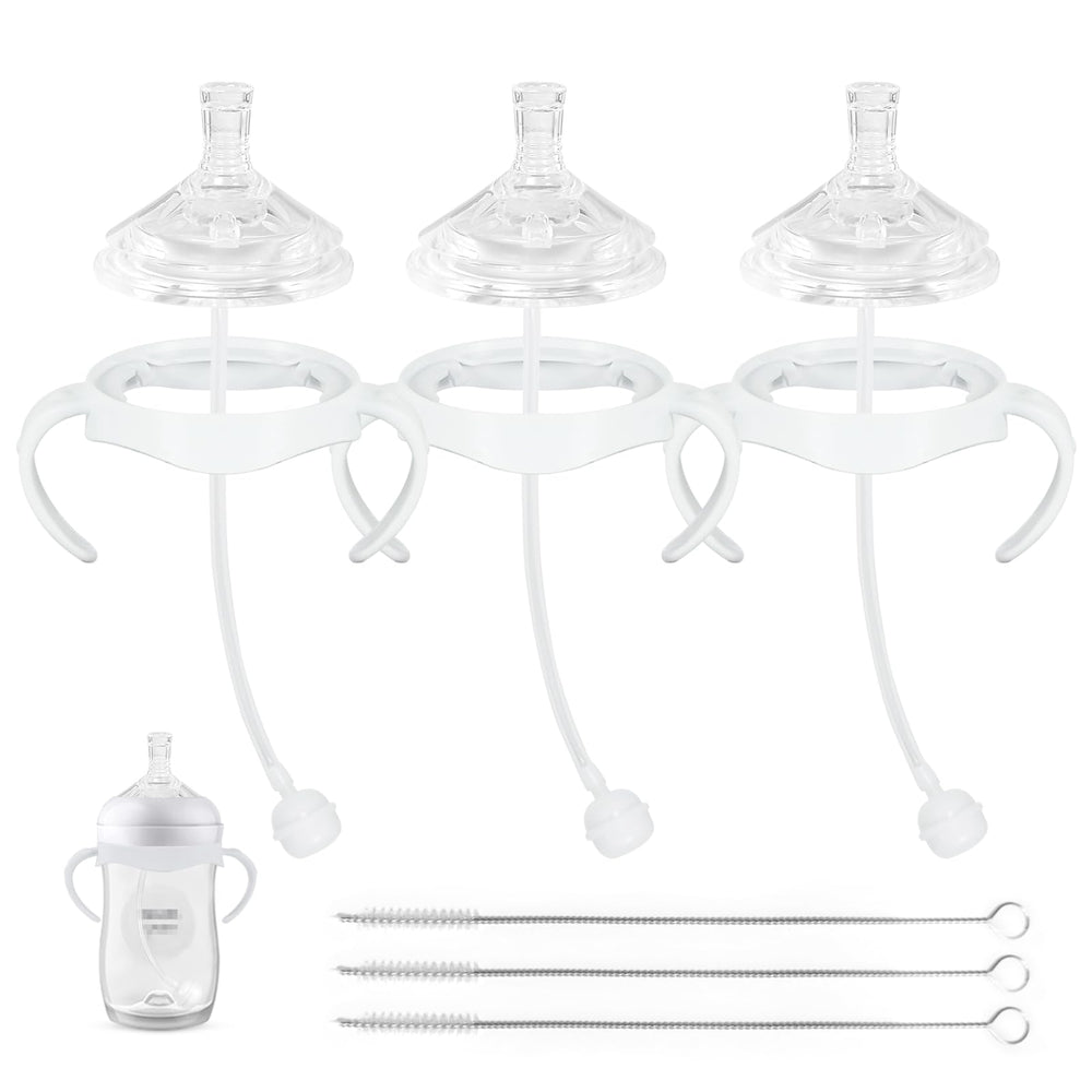 XUNICUTE straw cup soft conversion kit fits Philips Avent, smooths the bottle-to-straw transition.