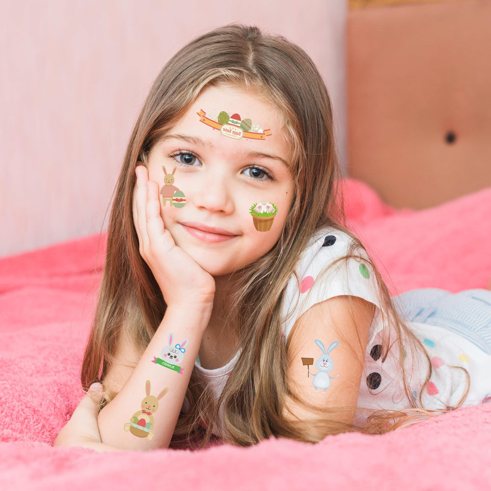 Xutengy Easter tattoos waterproof and easy to apply