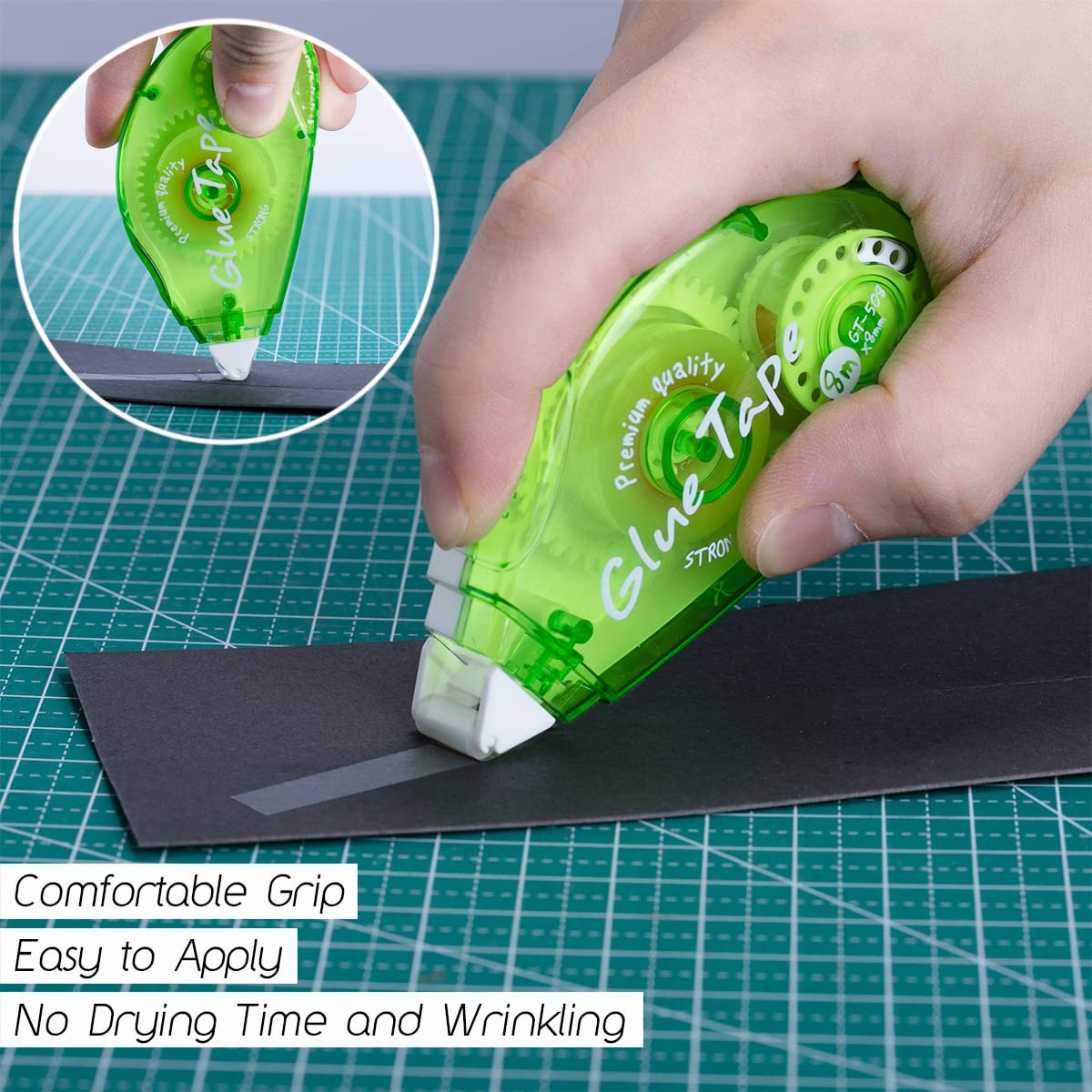 XUXU crafts and DIY adhesive roller for mounting and gift wrapping.