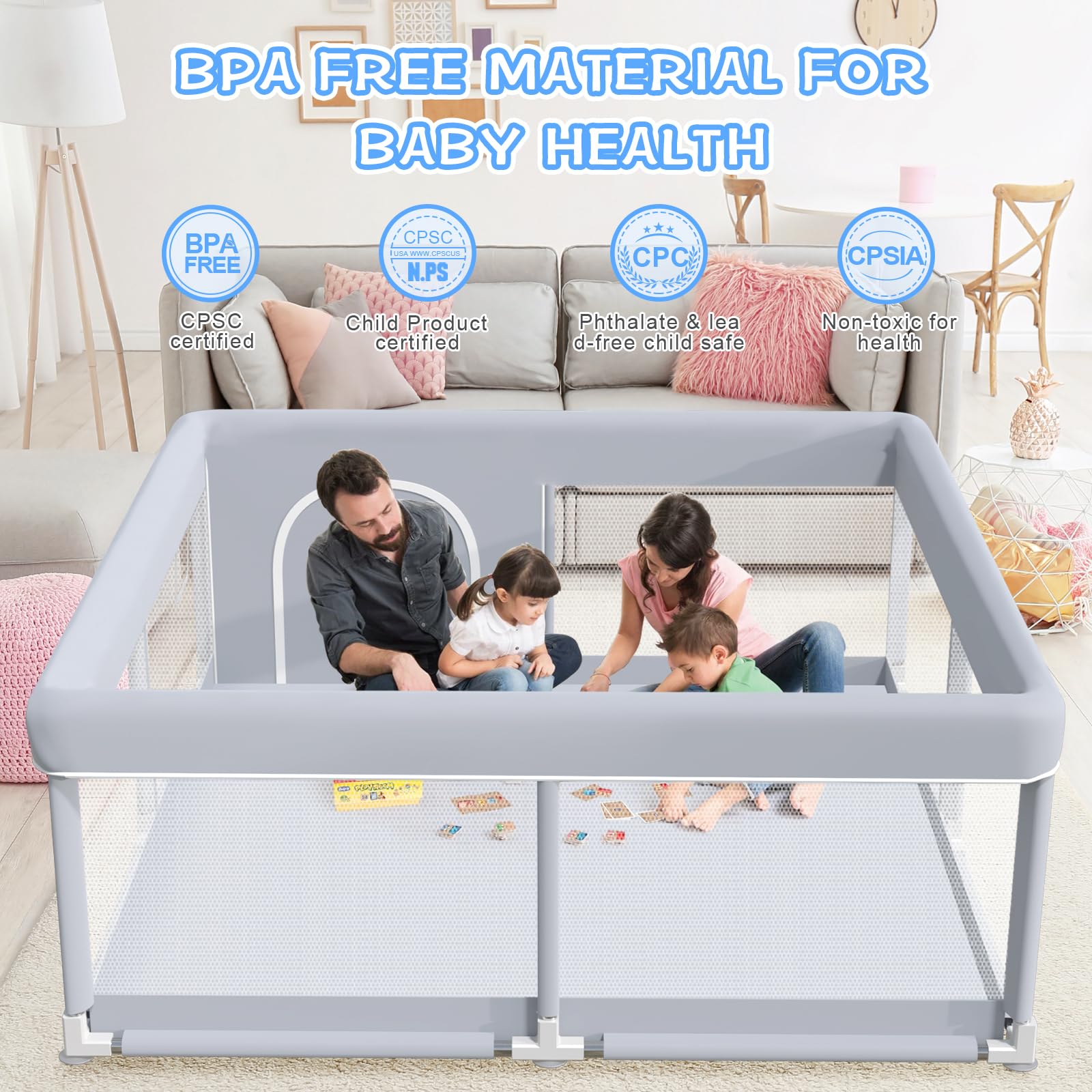 XVISHX BPA-free frame with non-slip suction cups for stability
