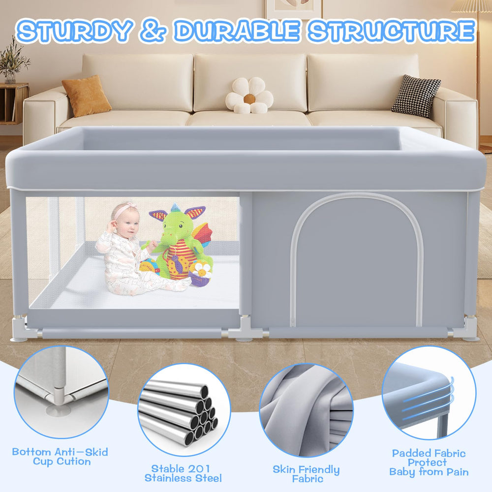 XVISHX stable base with suction cups prevents tipping during play