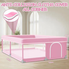 XVISHX playpen 360° vision design supports constant supervision