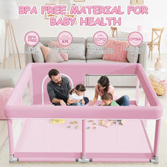 XVISHX playpen easy assembly for quick setup without tools