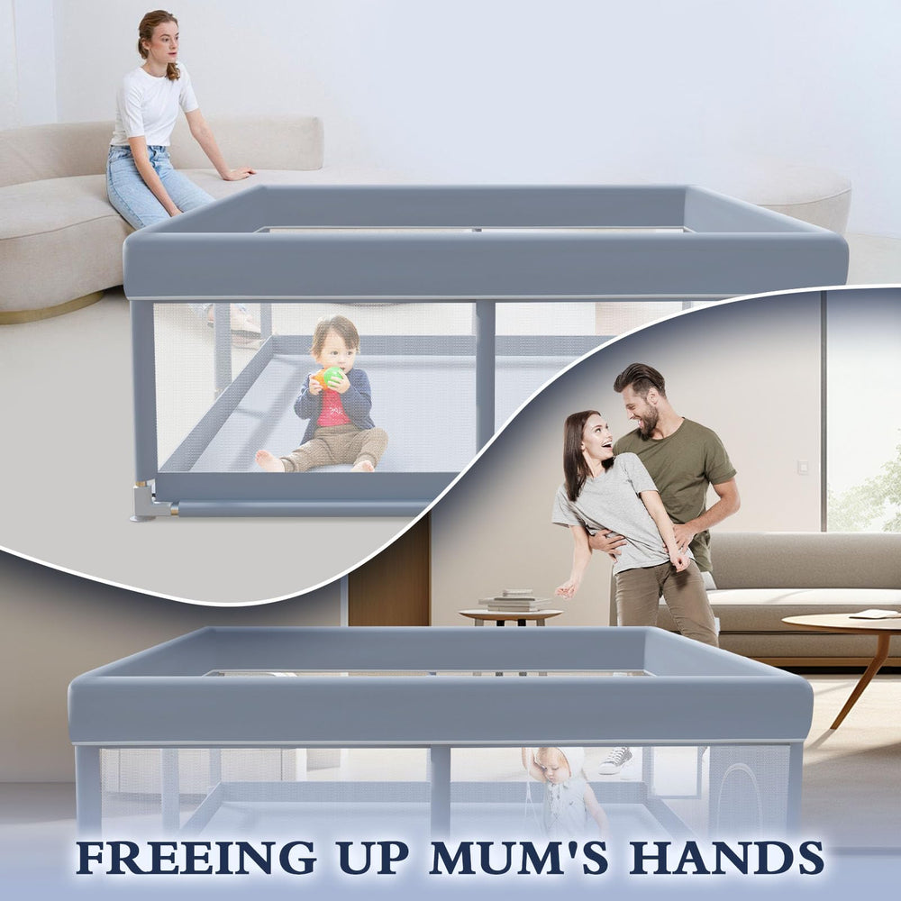 XVISHX waterproof fabric resists spills, keeping play area tidy
