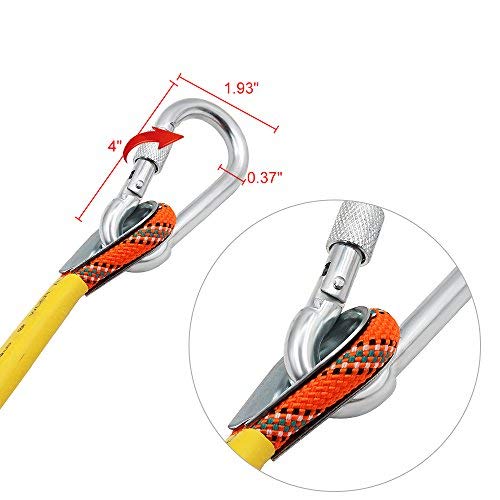 X XBEN rope ends sewn with hooks for secure attachment.