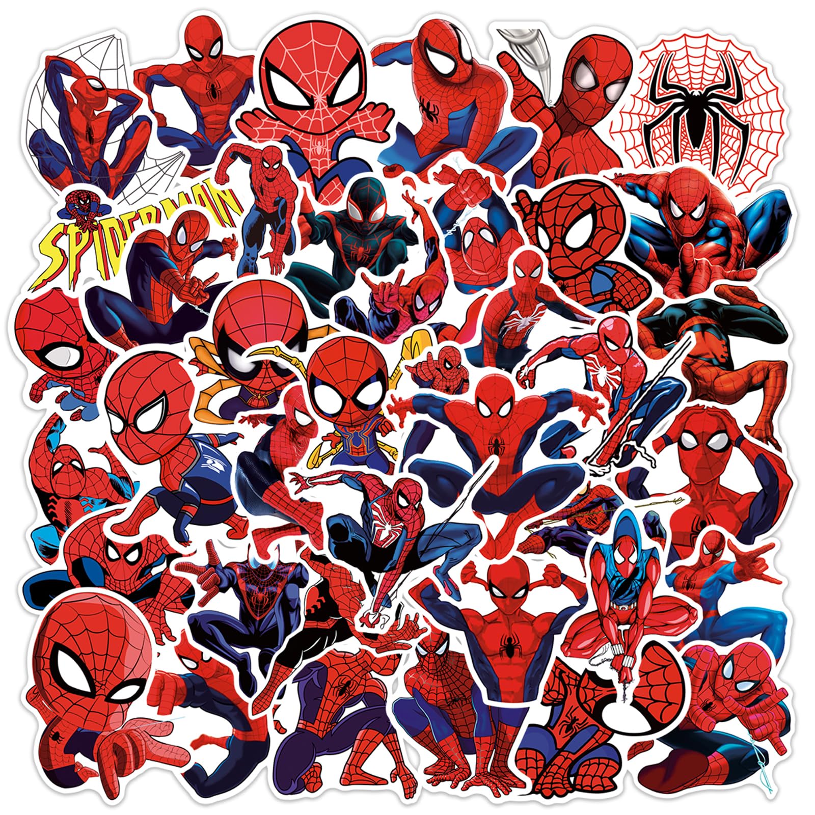 XXMML Spiderman stickers on a laptop for personal style and quick identification