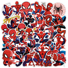 XXMML Spiderman stickers on a laptop for personal style and quick identification