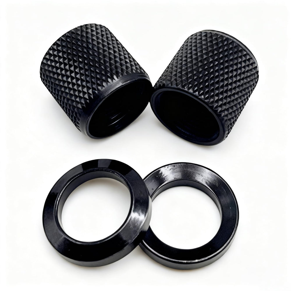 XXTACMM thread protector for 1/2-28 with .22LR; protects threads during storage and handling.