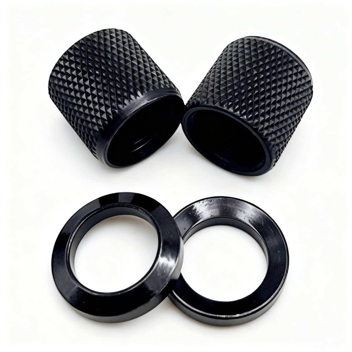 XXTACMM thread protector for 1/2-28 with .22LR; protects threads during storage and handling.