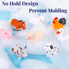XY-WQ Animal II piglet bath toy BPA-free PVC for gentle bath time