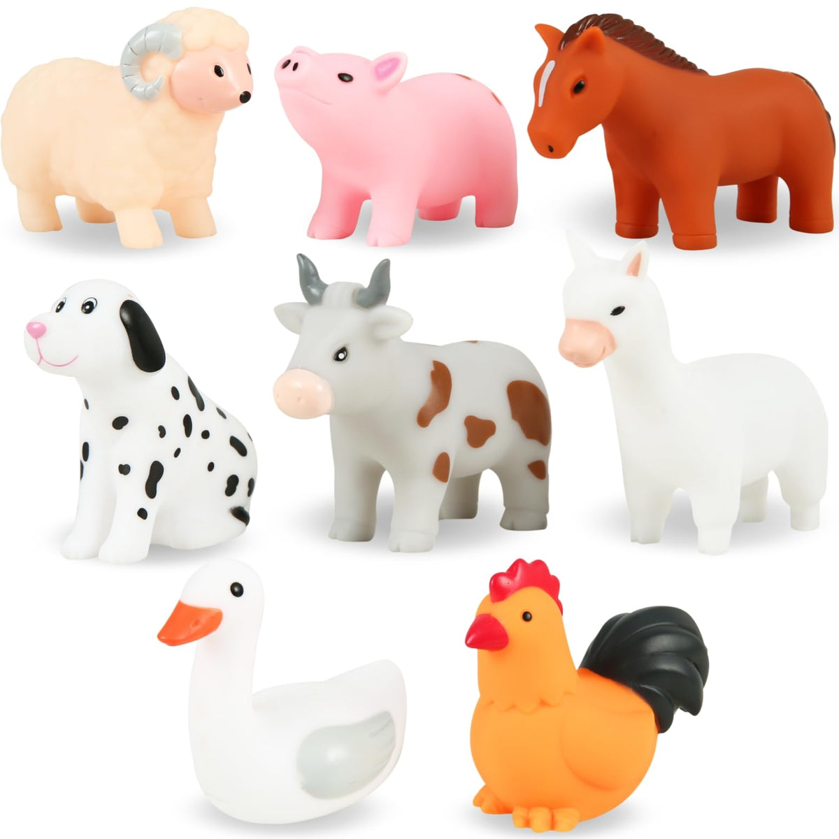 XY-WQ Animal II sheep bath toy promotes safe tub play with sealed design