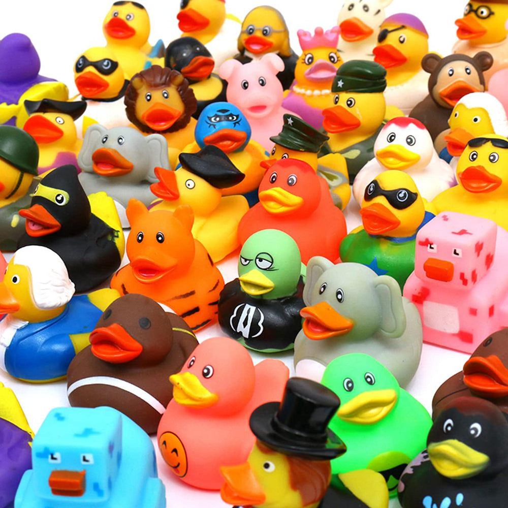 XY-WQ jeep-ducking bath toy trend—colorful ducks for unique décor