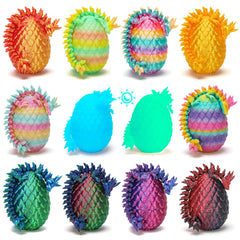 XYICLZU dragon egg inside dragon; tactile desk centerpiece for display