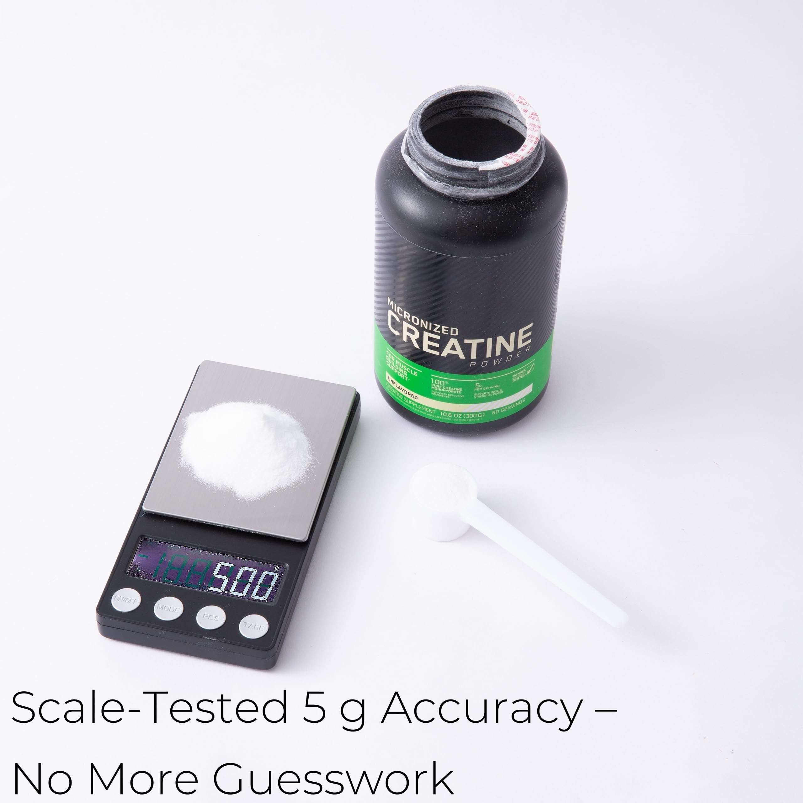 Xylarnoveth 5g level-scoop ensuring consistent creatine dosing every use.