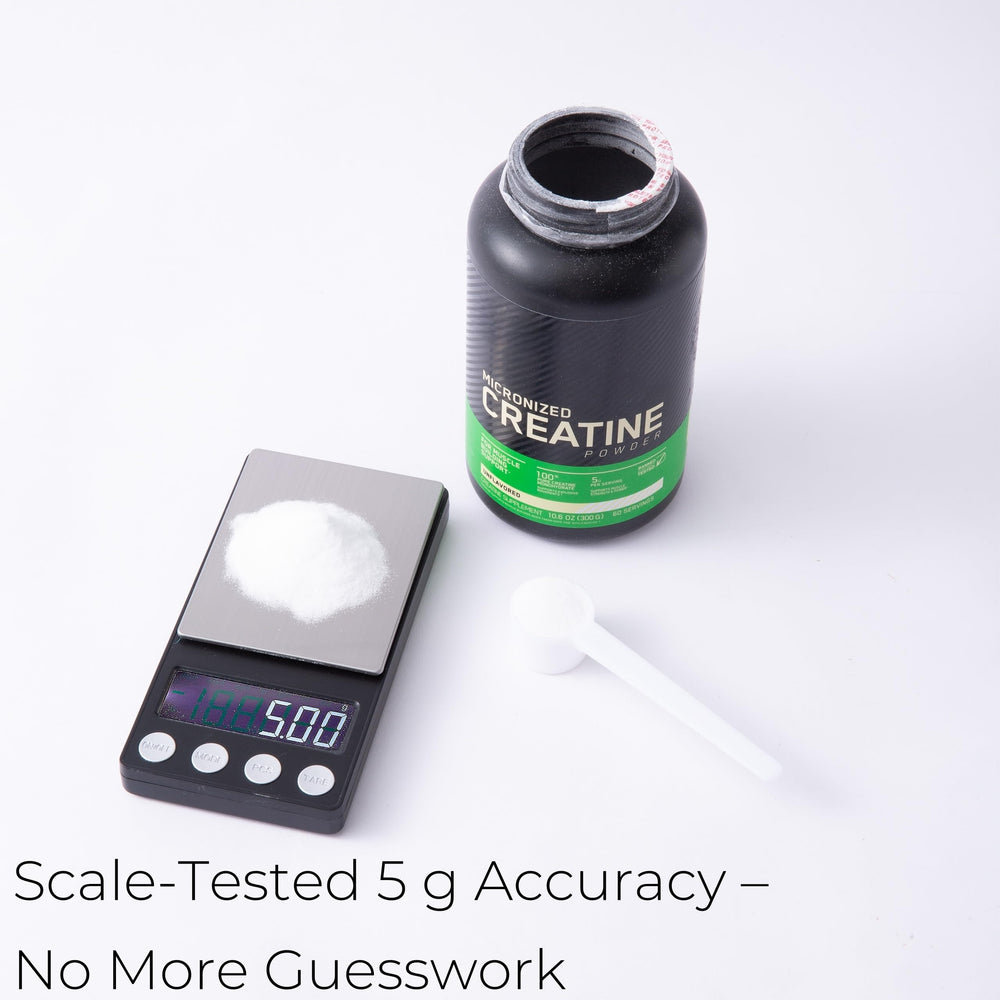 Xylarnoveth 5g level-scoop ensuring consistent creatine dosing every use.