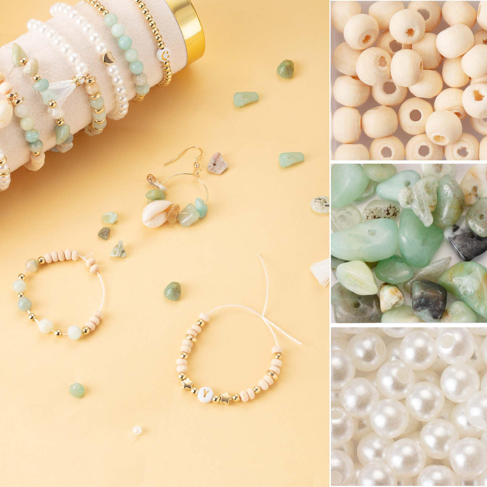 Xylise beads kit ideal for DIY decorations, keychains, and dreamcatchers.