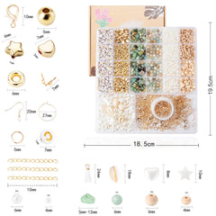 Xylise natural stone beads with organized packaging for easy bead selection.